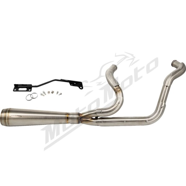TRASK 2-into-1 Assault Exhaust System Harley Davidson XL 883-1200 04-22