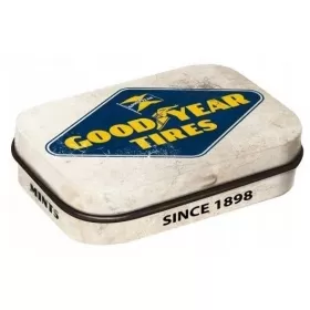 Box of mint sweets GOOD YEAR TIRES 62x41x18mm 4pcs.