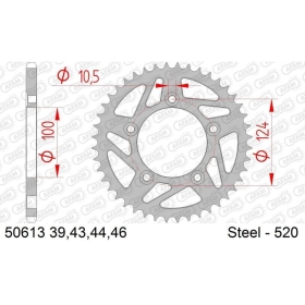 AFAM Steel Standard Rear Sprocket 520 39-46 teeth