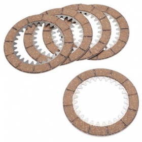 Friction discs set MZ ETZ 250cc 5pcs (Thickness 3mm)