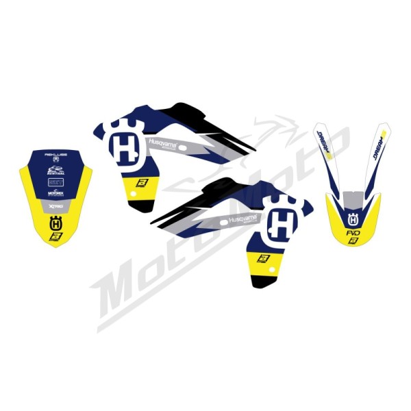 BLACKBIRD RACING Dream 5 Graphic Kit Husqvarna CR / WR 125-300cc 06-13