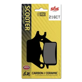 SBS "CT Scooter Carbon Tech" 216CT organinės stabdžių trinkelės Honda AFS / C 110-125cc 12-22
