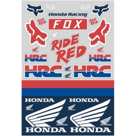 FOX Honda Track Lipdukų rinkinys