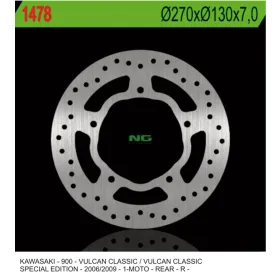 NG BRAKES Galinis fiksuotas stabdžių diskas 270mm Kawasaki VN 900cc 06-17