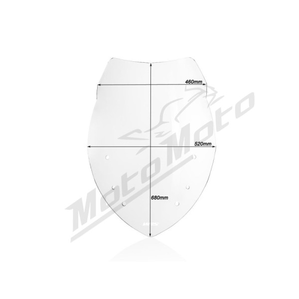 WRS BM039T TOURING Windscreen Clear BMW R1200RT ABS 05-13