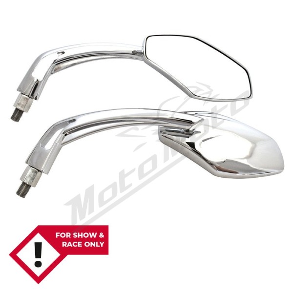 HIGHSIDER Handlebar Mirror M10 x 1.25 (Pair)