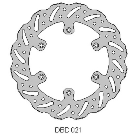 Delta braking disc front (250x118x3mm) Suzuki / Yamaha 125-450 88-16