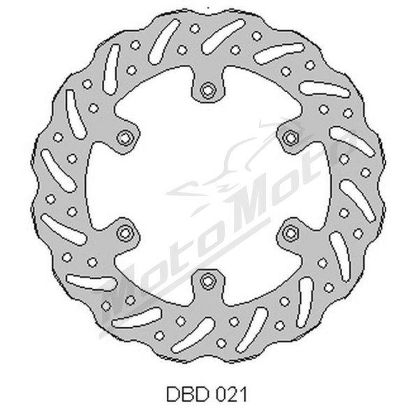 Delta braking disc front (250x118x3mm) Suzuki / Yamaha 125-450 88-16