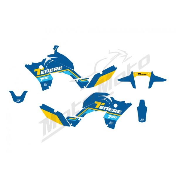 BLACKBIRD Rally Ride Graphic Kit Yamaha Tenere 700cc 20-23
