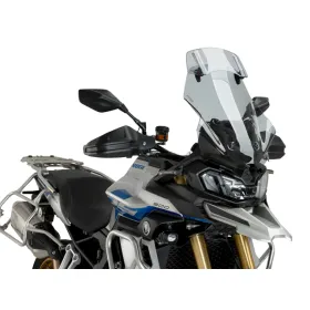 PUIG Touring Priekinis stiklas su papildomu skydeliu tamsintas Voge 900 DSX 24-25