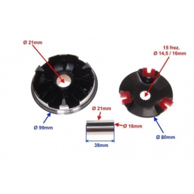 Variator kit sport MINARELLI Replica 50cc 2T Ø 16mm