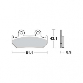 BRAKE PADS FERODO FDB2113P / MCB562 STANDARD PLATINUM