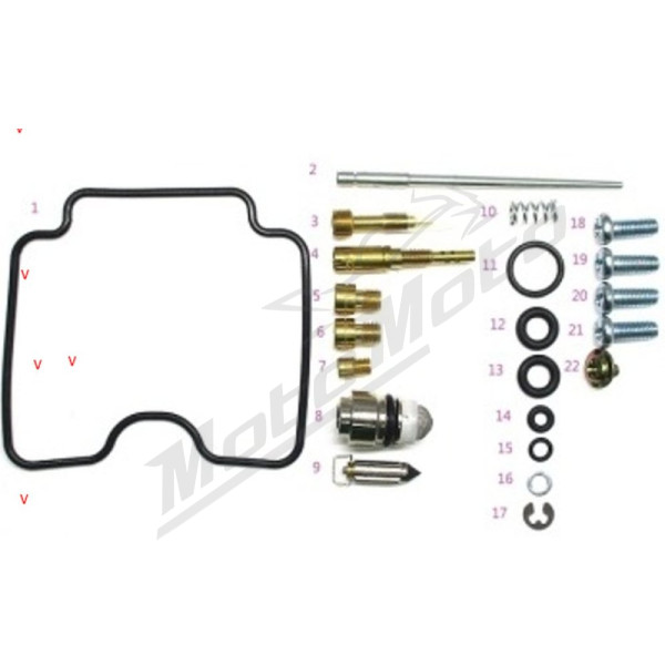 BEARING WORX Karbiuratoriaus remonto kompl. Suzuki DRZ 400 00-17