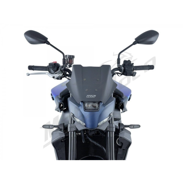 WRS Sport Priekinis stiklas Juodas Matinis Yamaha MT-09 900cc 24-25