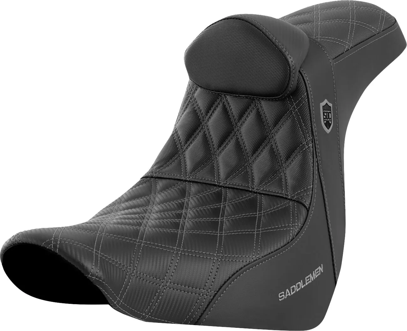 SADDLEMEN Pro Series SDC Performance Grip Seat Harley Davidson FLSB / FXLRST / FXLR / FXLRS 1750-1923cc 18-25