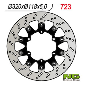 NG Front Floating Brake Disc 320x118x5mm Suzuki / Yamaha 125-450cc 96-19