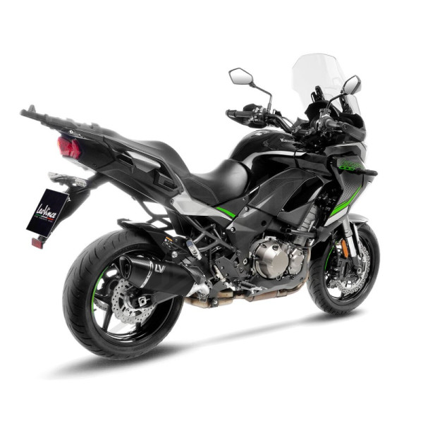 LEOVINCE LV14R Stainless Steel / Carbon Fiber Slip-On Muffler Kawasaki Z 1000 19-24