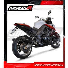 Duslintuvų kompl. Dominator HP1 BLACK + dB killer  Kawasaki Z1000 2017 - 2020