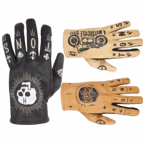 Helstons Kustom Motorcycle Gloves