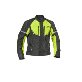 Lindstrands textile jacket Lomsen Black/yellow 