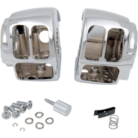 DRAG SPECIALTIES Handlebar Switch Housing Kit Harley Davidson FLD / FLHR / FLHRC / FLHRCI / FLHRI 1340-1800cc 96-15