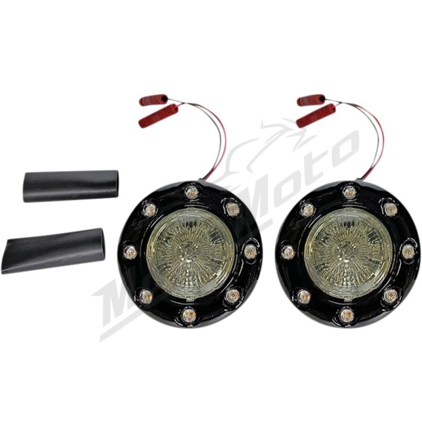 CUSTOM DYNAMICS ProBEAM® Bullet Ringz™ LED Rear Turn Signals Indian CHIEF / CHIEFTAIN 1811-1890cc 14-24