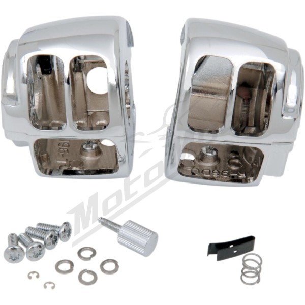 DRAG SPECIALTIES Mygtukų bloko apdaila Harley Davidson FLD / FLHR / FLHRC / FLHRCI / FLHRI 1340-1800cc 96-15