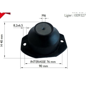 Variklio laikiklis M6 Ligier JS RC / Microcar FC8 / M8 / MGO 1-2