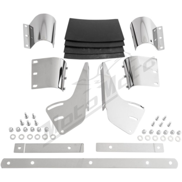 SLIPSTREAMER Classic Falcon Windshield Replacement Mounting Kit Honda / Kawasaki / Yamaha / Suzuki 650-1500 96-09