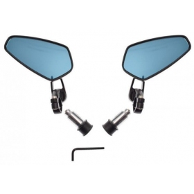 Universal bar end mirrors 2pcs