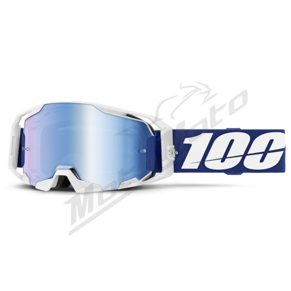 100% Armatic Goggle (Mirror lens) White 