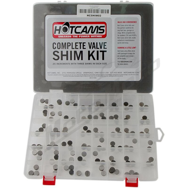 HOT CAMS Complete Valve Shim Kit Husqvarna / KTM 250-500cc 06-19