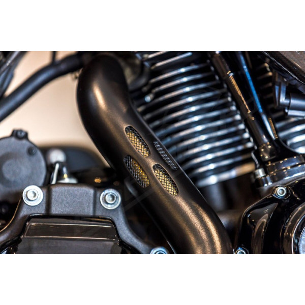 S&S CYCLE 2-into-1 Diamondback Exhaust System Harley Davidson FLH / FLHFB / FLHR / FLHRC 1750-1977cc 17-23