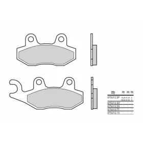 BREMBO Off-Road Sintered stabdžių trinkelės APRILIA / FANTIC / GILERA / PIAGGIO / VESPA / YAMAHA 50-800cc 1987-2024