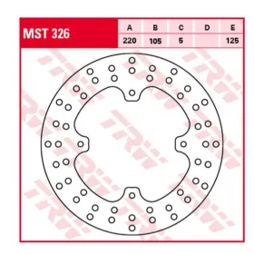 TRW Rear Brake Disc Honda XL / NX / FX / SLR 250-650cc 88-02