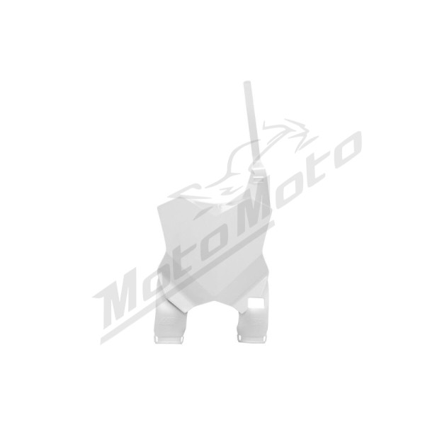 UFO Baltas priekinio numerio plastikas Kawasaki KX / KXF 250-450cc 16-26