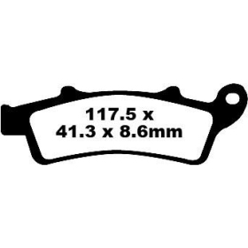 EBC SFA Brake Pads APPRILIA / KYMCO / PEUGEOT / PIAGGIO / SYM / VESPA 50-350cc 03-24