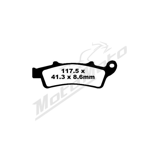 EBC SFA stabdžių trinkelės APPRILIA / KYMCO / PEUGEOT / PIAGGIO / SYM / VESPA 50-350cc 03-24