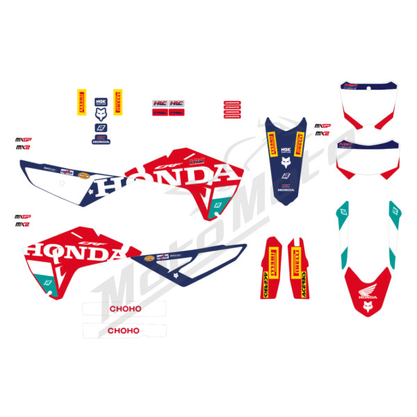 Blackbird Racing Replica Team Grafikos kompl. Honda CRF 250-450cc 25->
