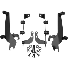 MEMPHIS SHADES METRIC No-Tool Trigger-Lock Mount Kit for Sportshield Harley Davidson / Honda 750-1800 10-23