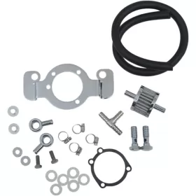 DRAG SPECIALTIES Crankcase Breather with Support Bracket Kit Harley Davidson XL / XLH 883-1200cc 91-06