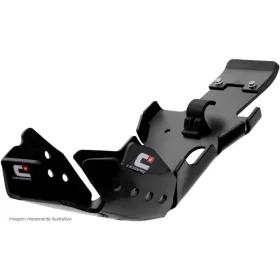 CROSSPRO Engine / swingarm cover black Beta RR 125 18-20