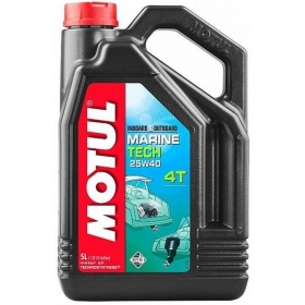 Alyva MOTUL MARINE TECH 25W40 Pusiau sintetinė - 4T - 5L