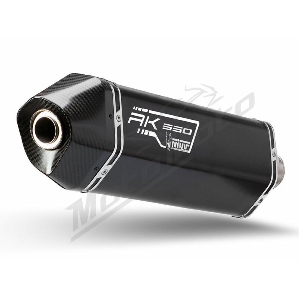 MIVV Speed Edge Black Silencer Kymco AK 550 17-20