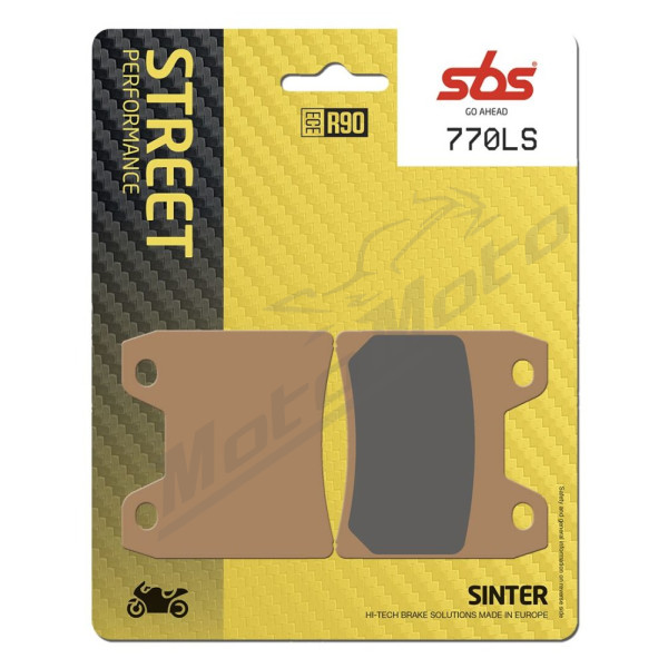 SBS LS Street Excel 770LS Sintered Rear Brake Pads Yamaha FZS / XJR 1000-1300cc 01-16