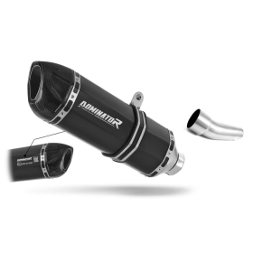 Kawasaki ZX6R 636 2009-2016 EU Approved Exhaust Silencer HP1 BLACK