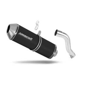 Honda XL 700 V TRANSALP 2008-2014 Exhaust Silencer Muffler OVR BLACK + dB killer