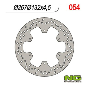 NG BRAKES Front Fixed Brake Disc 267mm Yamaha SRX / XT 600cc 85-94