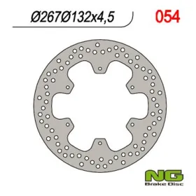 NG BRAKES Front Fixed Brake Disc 267mm Yamaha SRX / XT 600cc 85-94