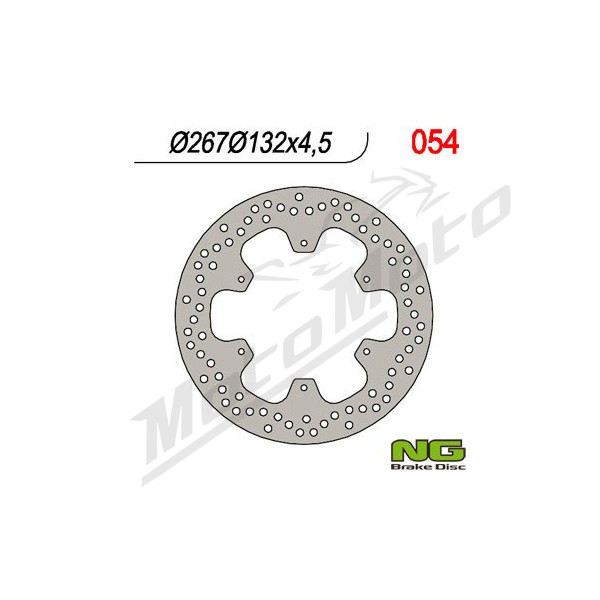 NG BRAKES Front Fixed Brake Disc 267mm Yamaha SRX / XT 600cc 85-94
